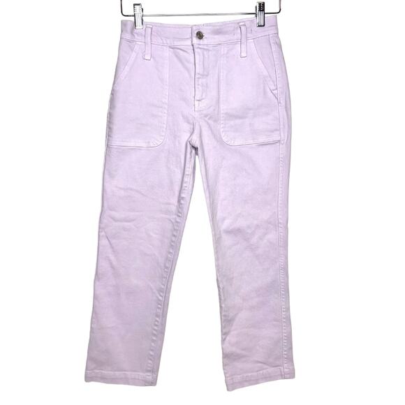 J. Crew Jeans Lilac Cropped Straight Leg Jeans 24P - Picture 1 of 11